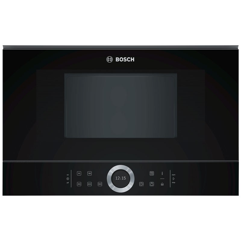 BOSCH : MICRO ONDE SERIE 8 ENCASTRABLE BOSCH 21LT NOIR